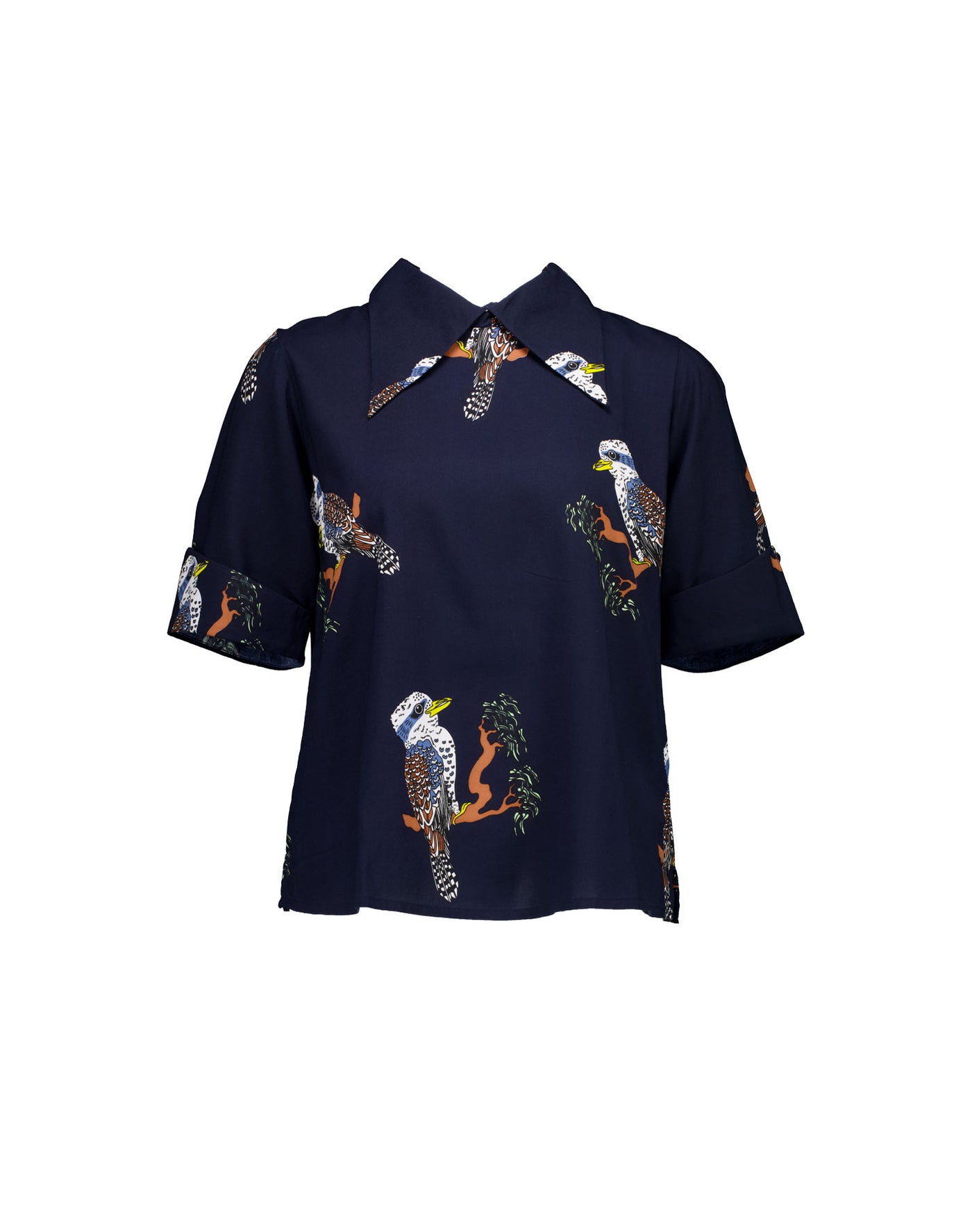 Kookaburra Wing Collar Top