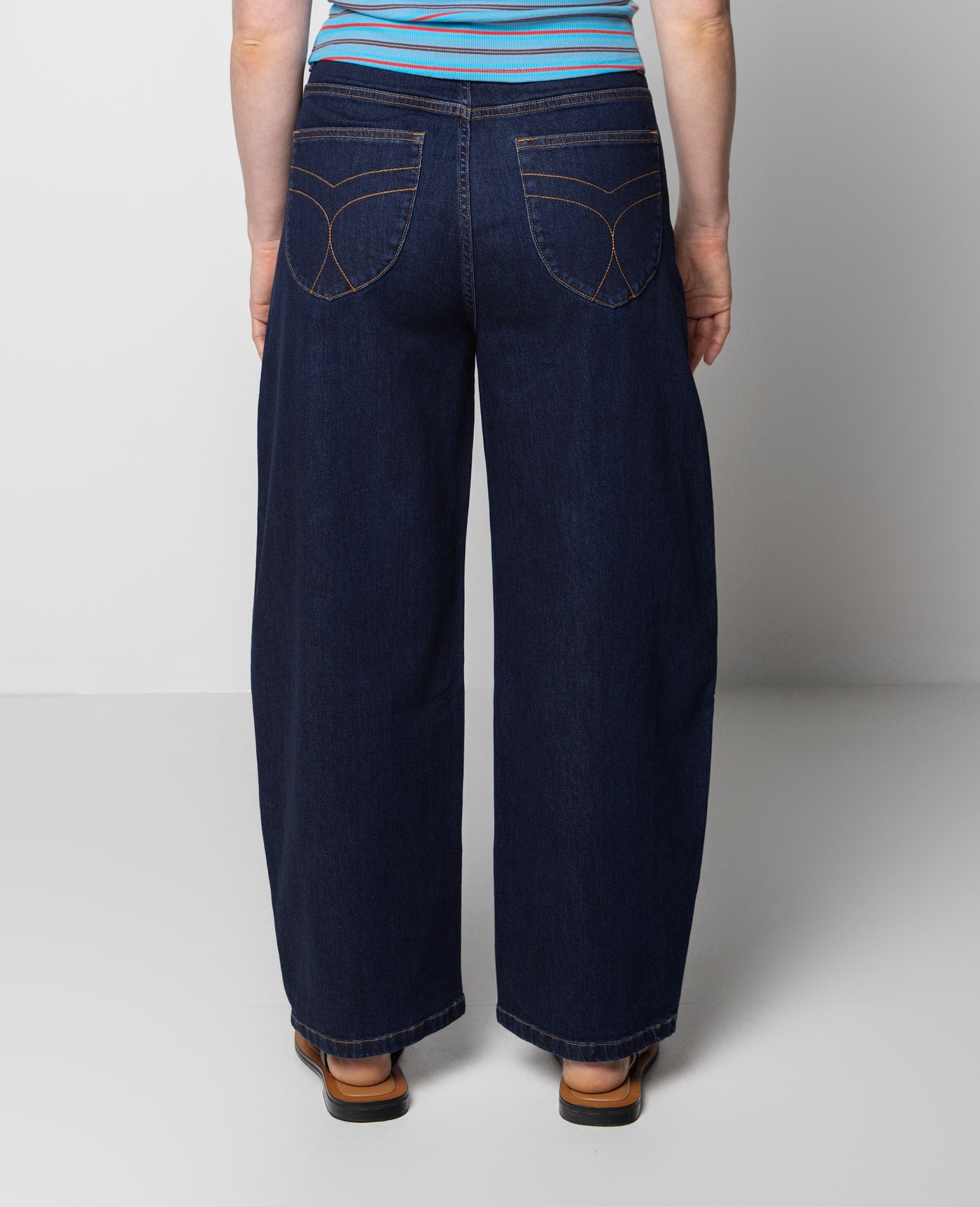 Barrel Leg Denim Jean