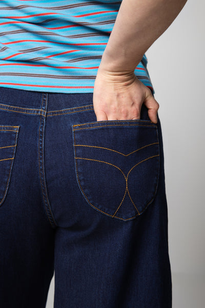 Barrel Leg Denim Jean