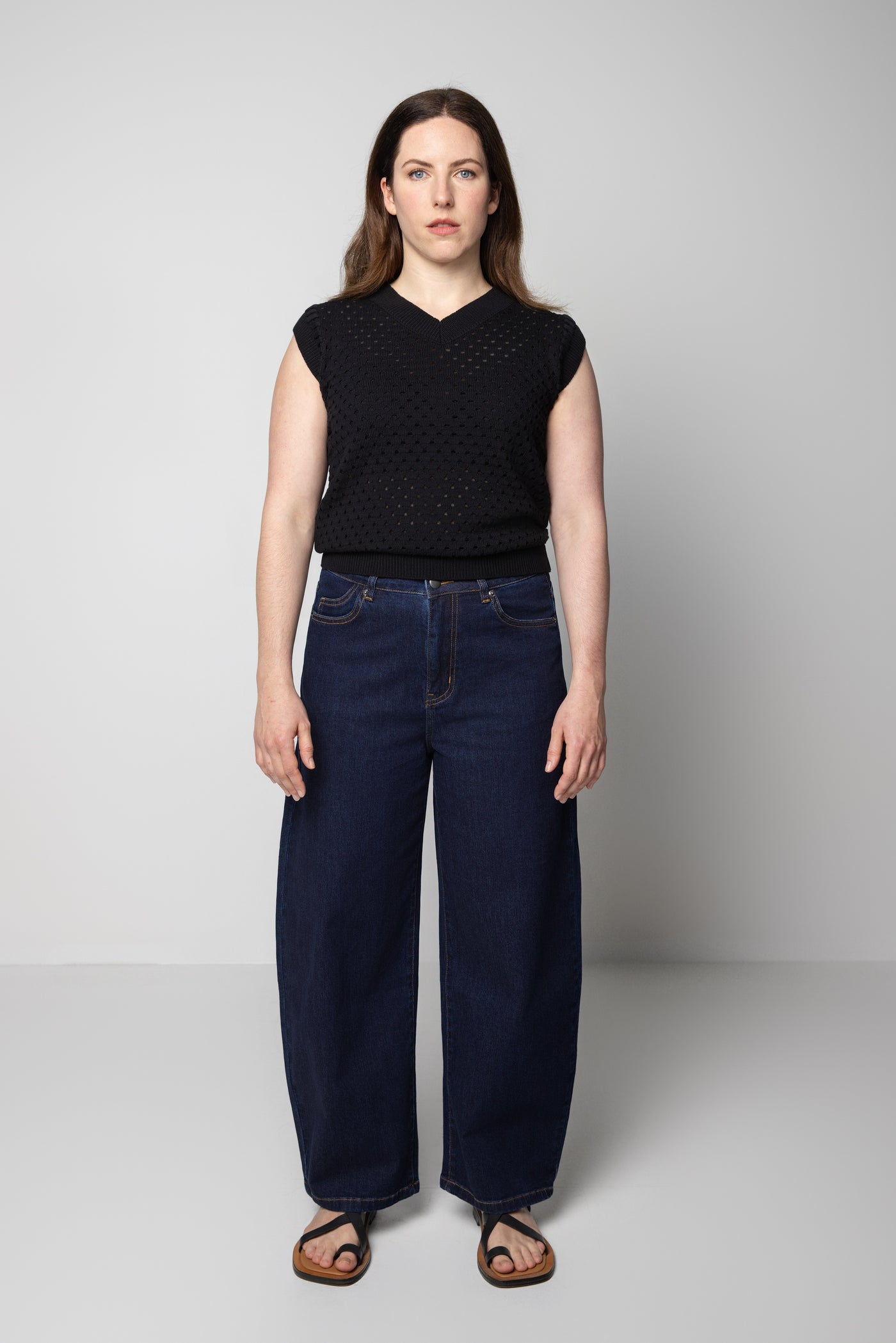 Barrel Leg Denim Jean