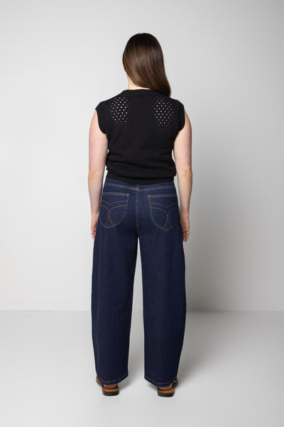 Barrel Leg Denim Jean