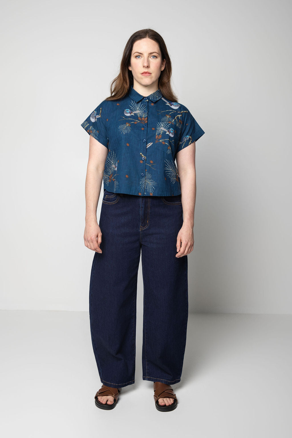 Laughing Shirt, Petrol Wren