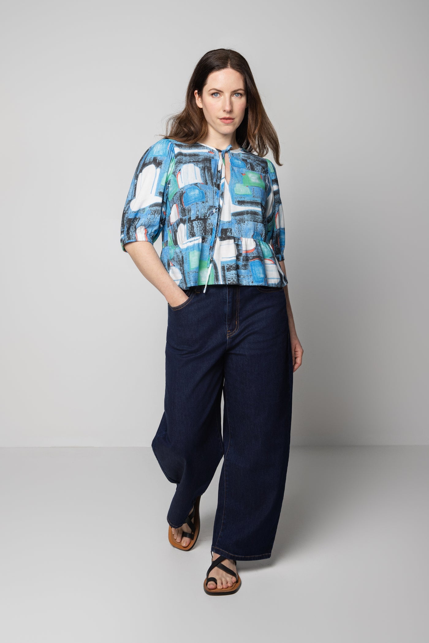 Barrel Leg Denim Jean