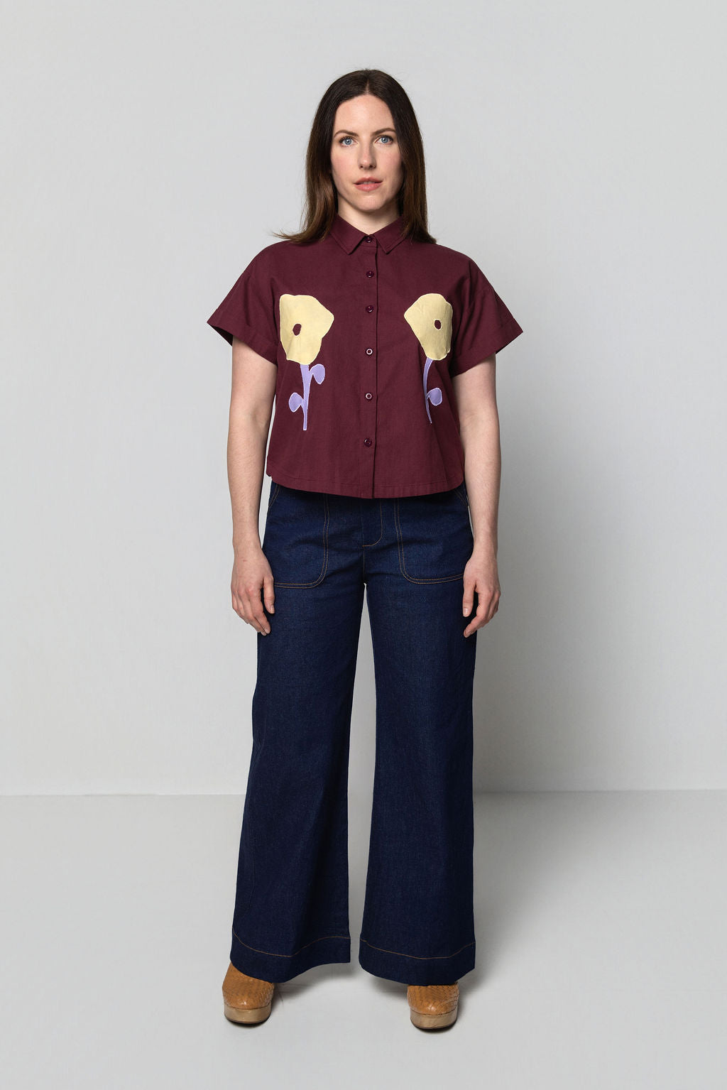 Poppy Applique Shirt