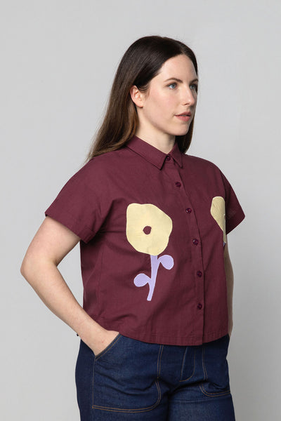 Poppy Applique Shirt