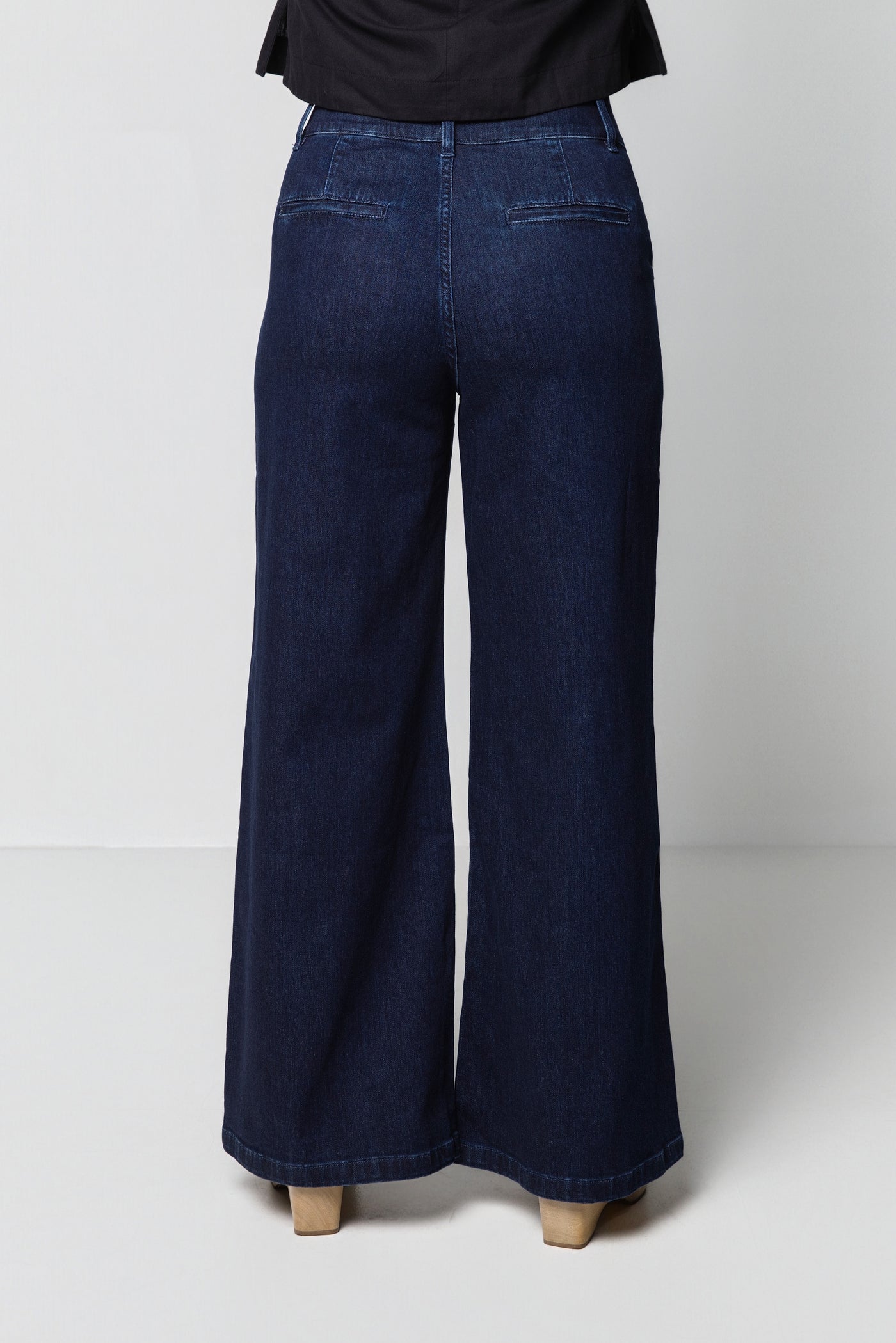 Indigo Rib Cage Manhattan Pant, Denim