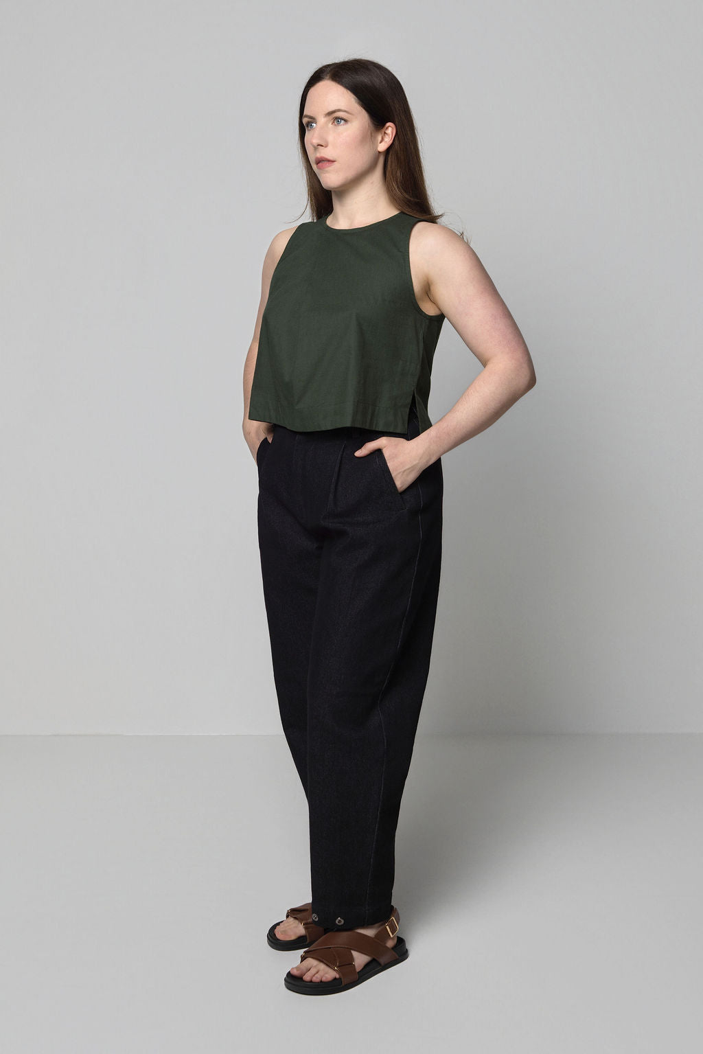 Rounded Pant, Denim