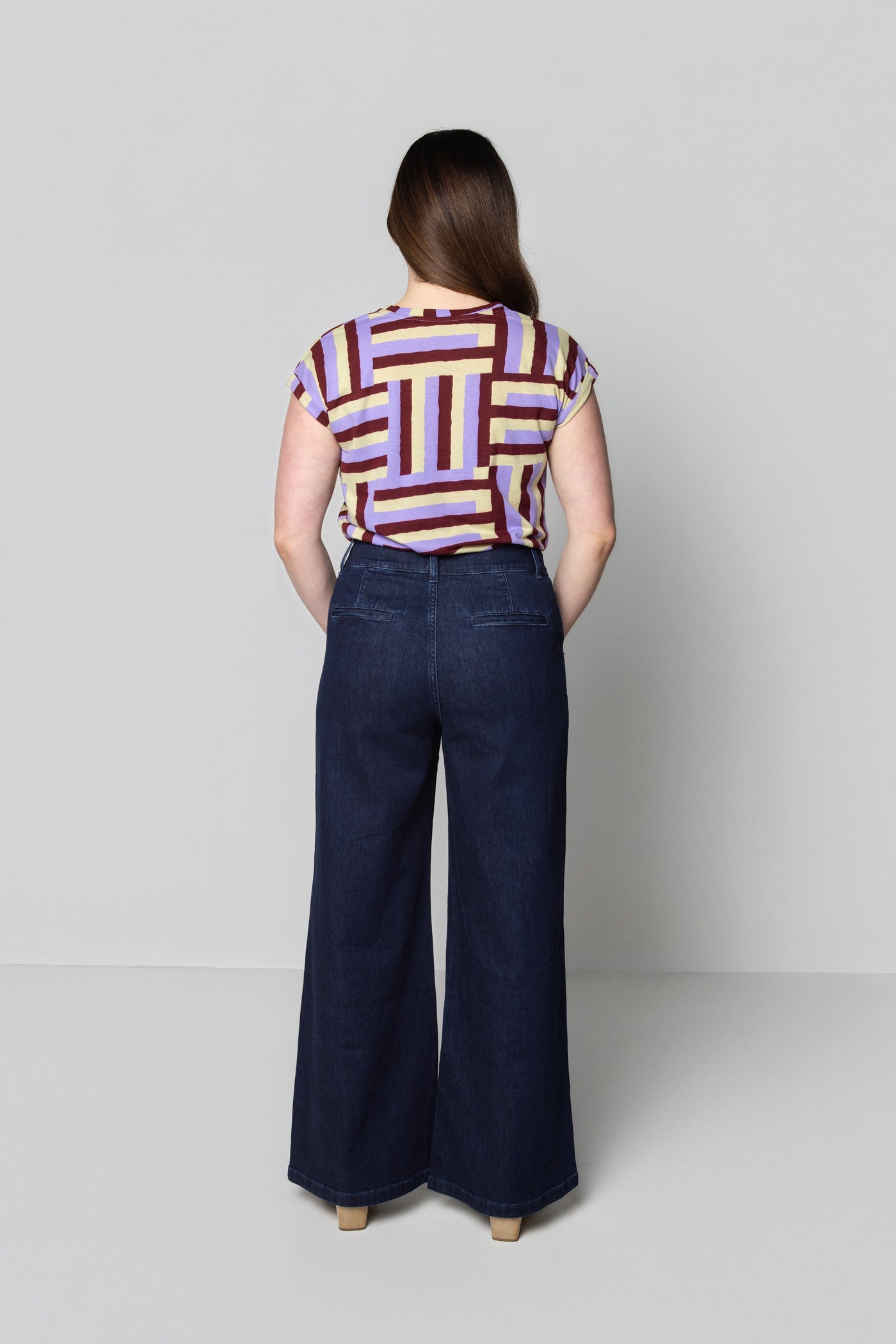 Indigo Rib Cage Manhattan Pant, Denim