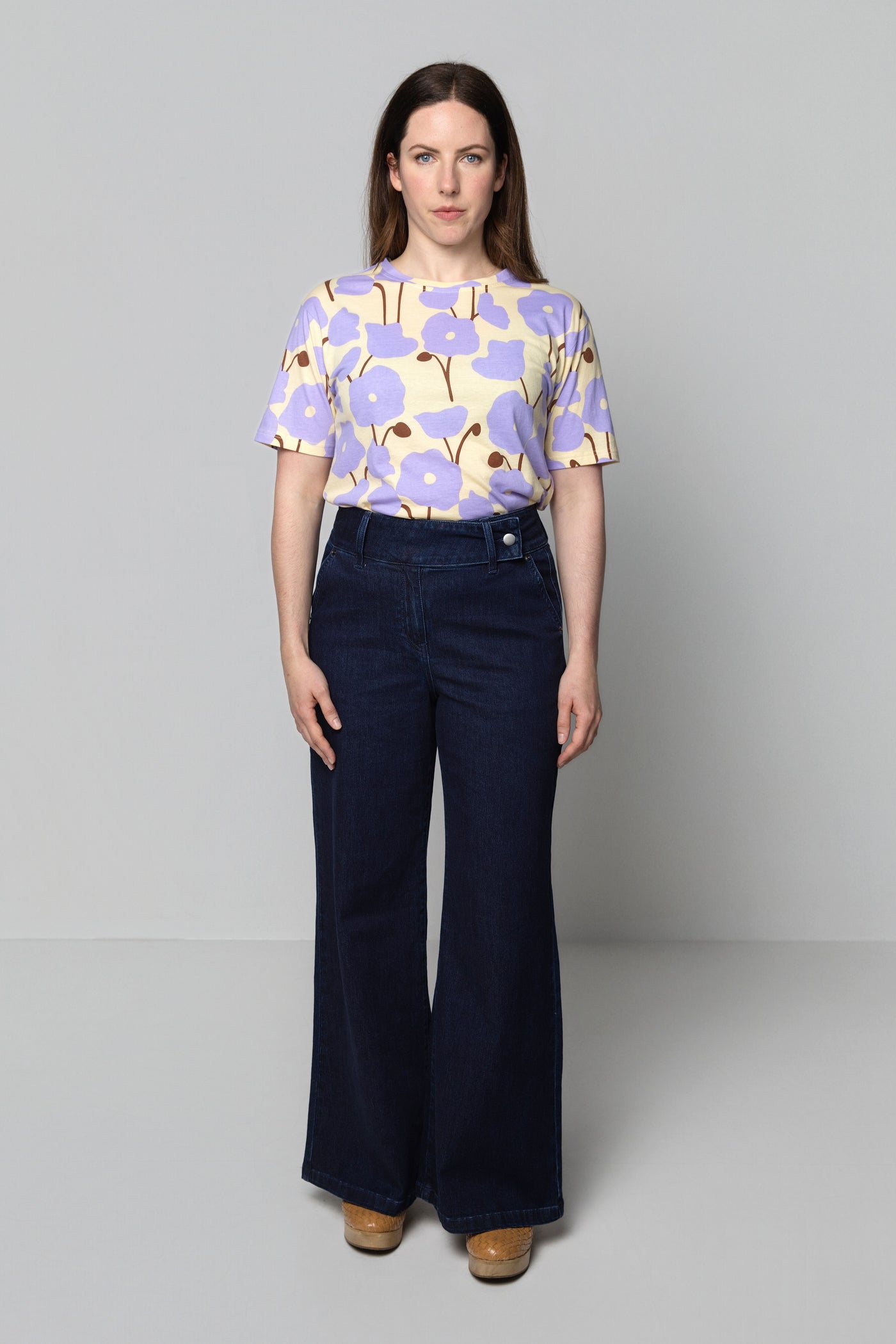 Indigo Rib Cage Manhattan Pant, Denim