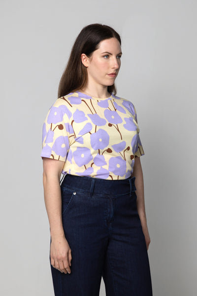 Indigo Rib Cage Manhattan Pant, Denim