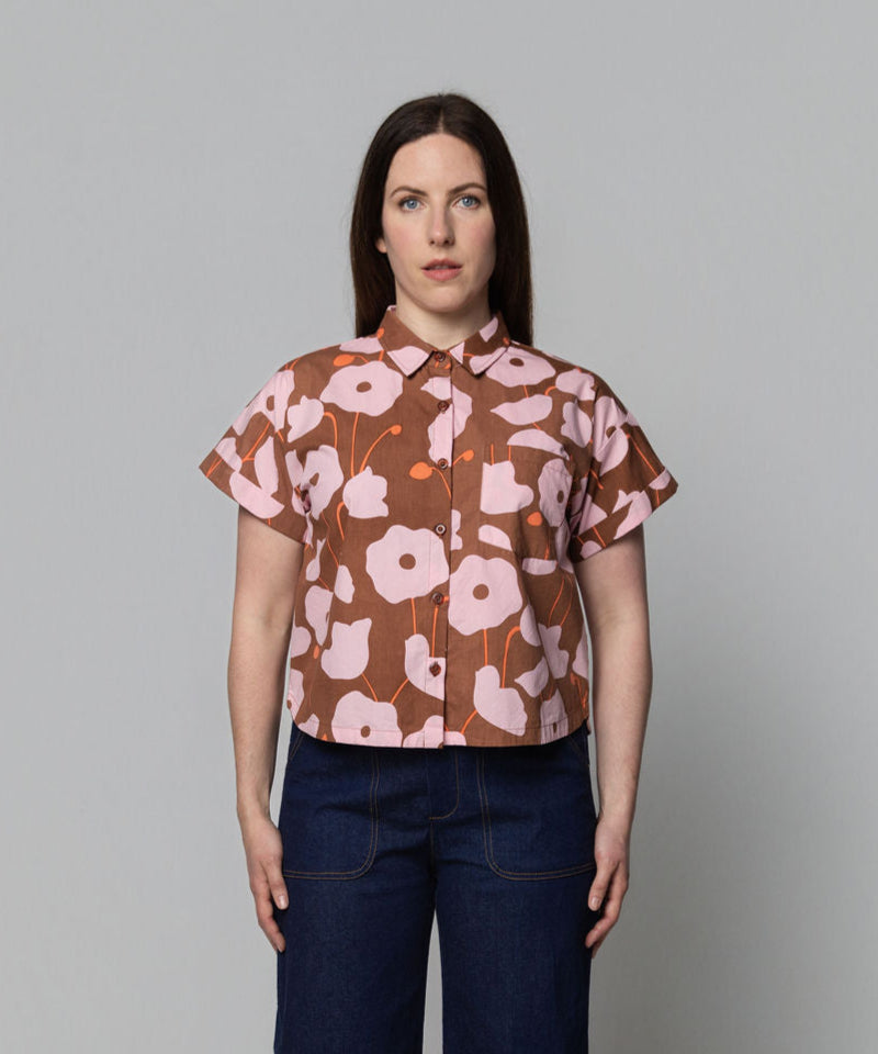 Poppy Shirt, Brown