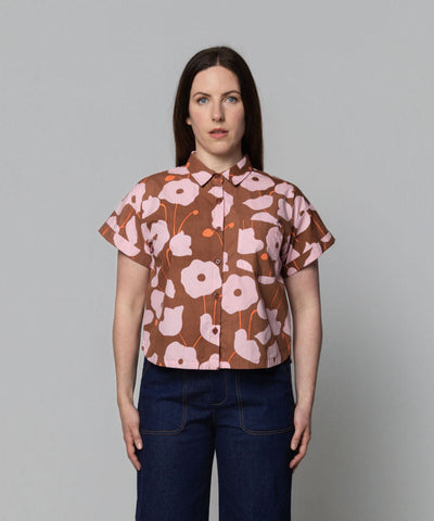 Poppy Shirt, Brown