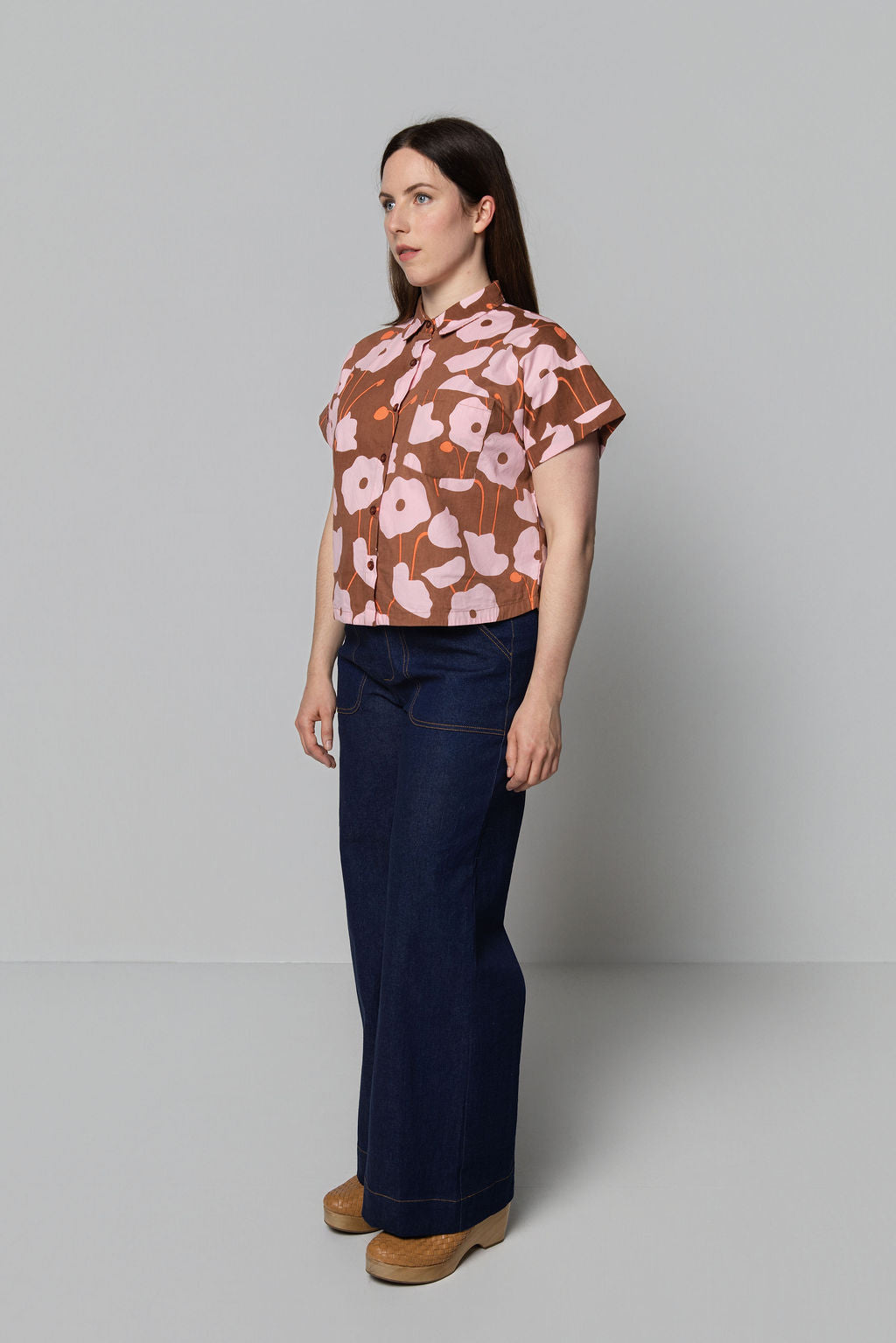 Poppy Shirt, Brown