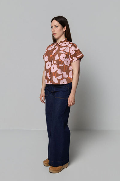 Poppy Shirt, Brown