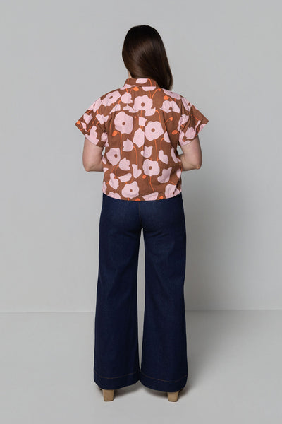 Poppy Shirt, Brown
