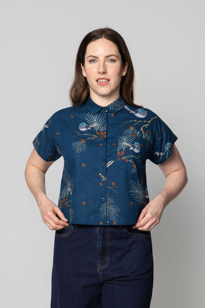 Laughing Shirt, Petrol Wren
