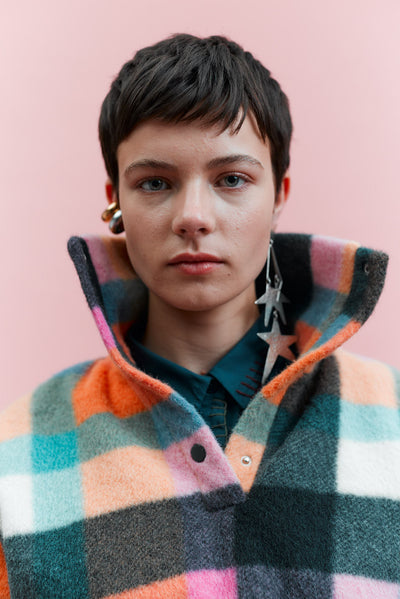 Rainbow Squares Pullover