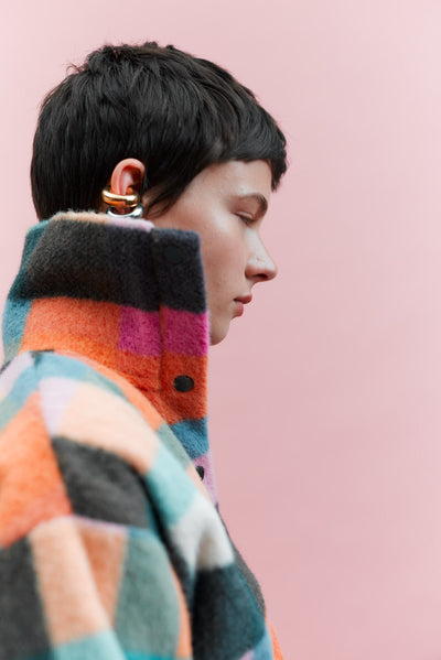 Rainbow Squares Pullover