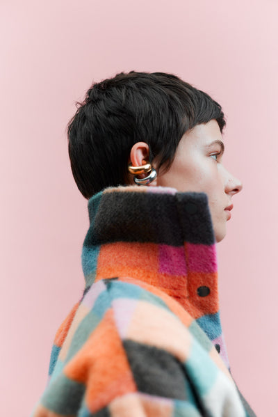 Rainbow Squares Pullover