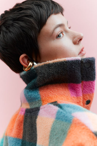 Rainbow Squares Pullover