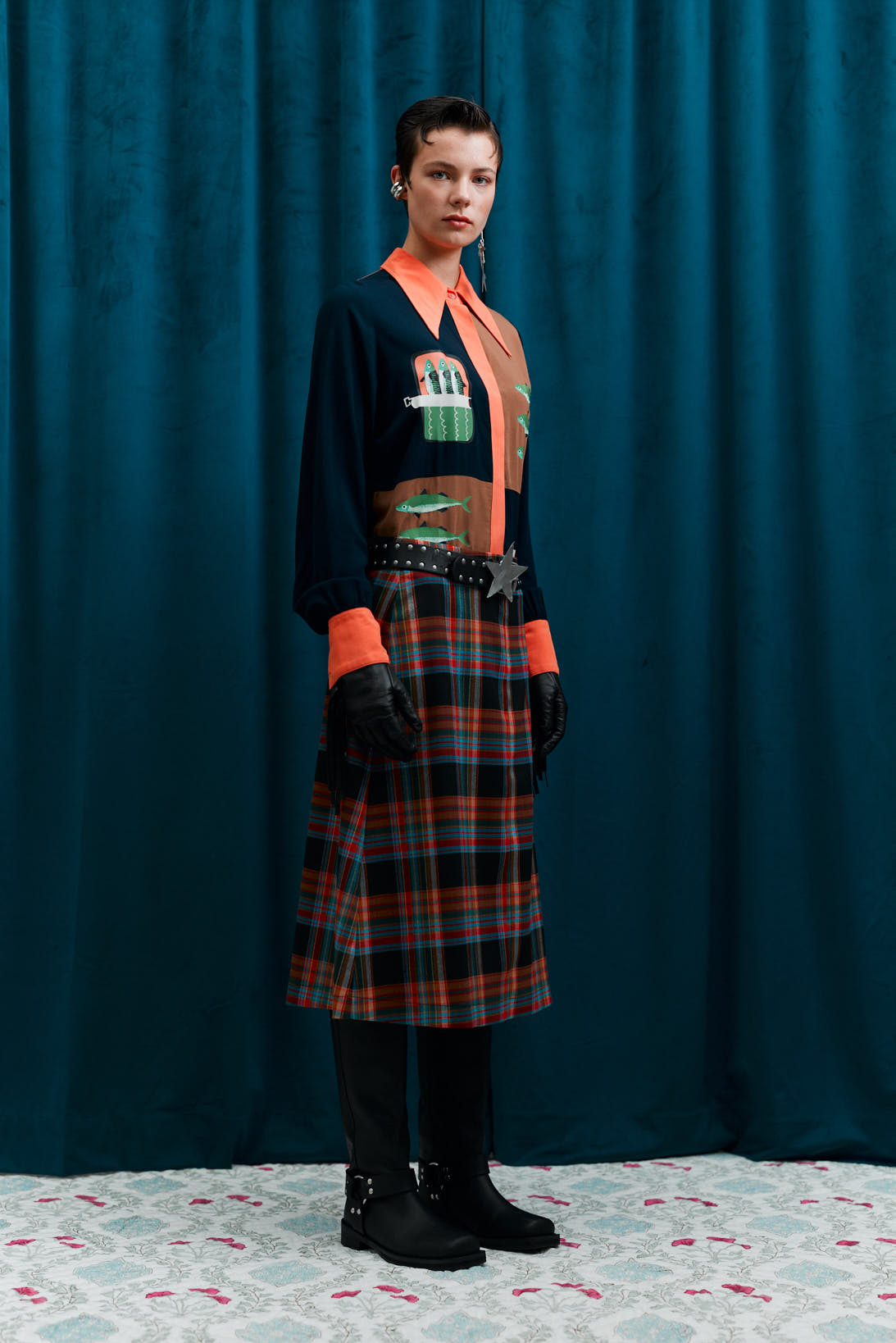 Gallery Check Skirt