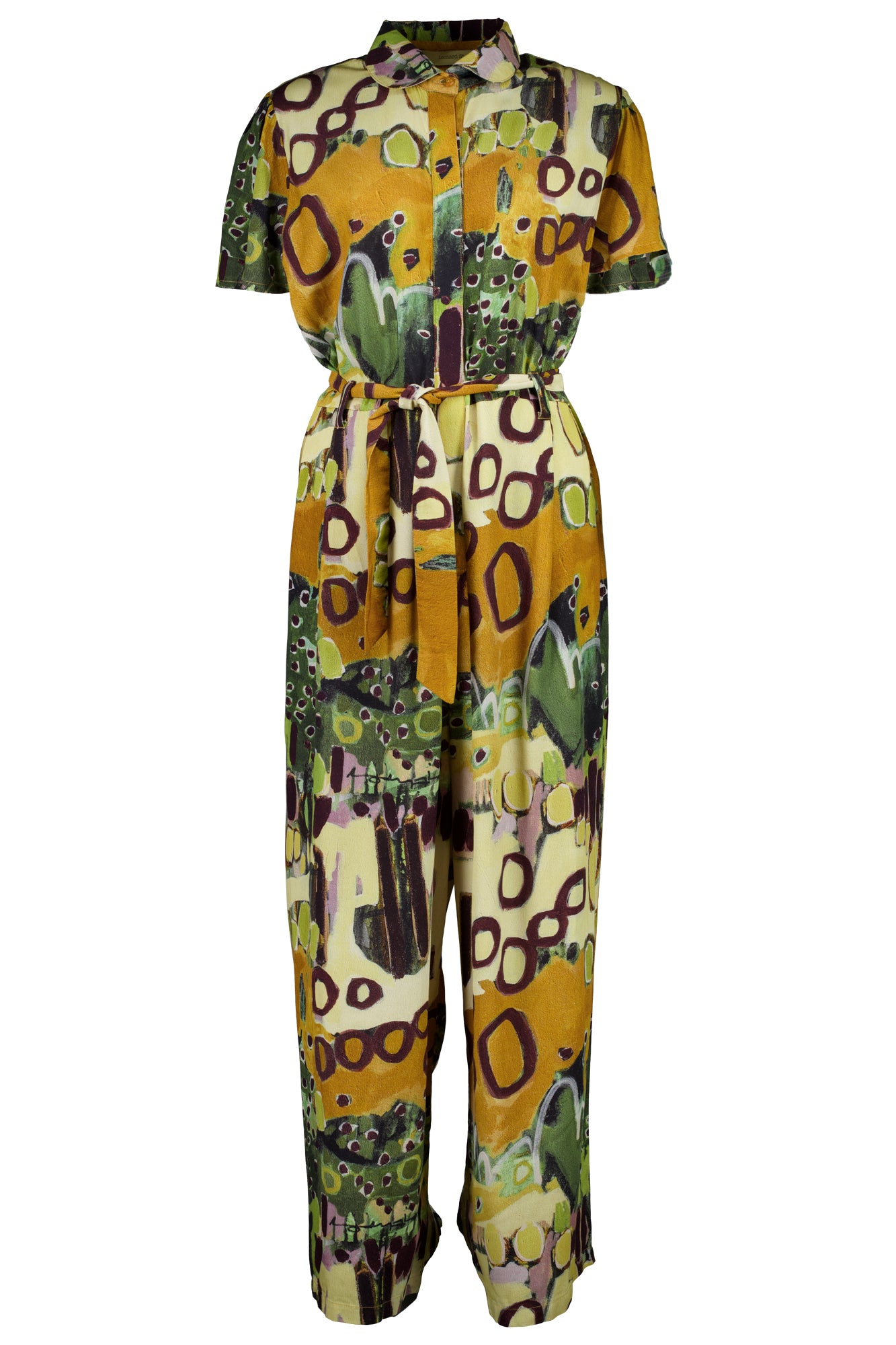 Sweet Tooth Jumpsuit Abstract