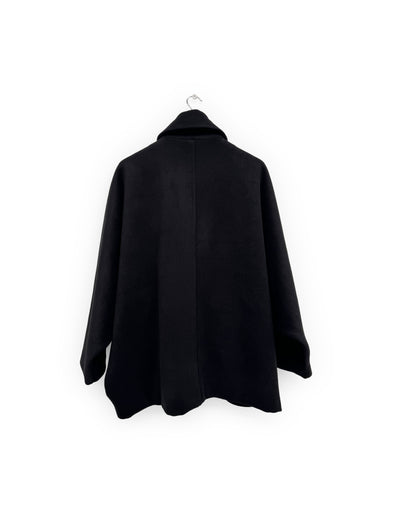 Priscilla Cape Coat, Black