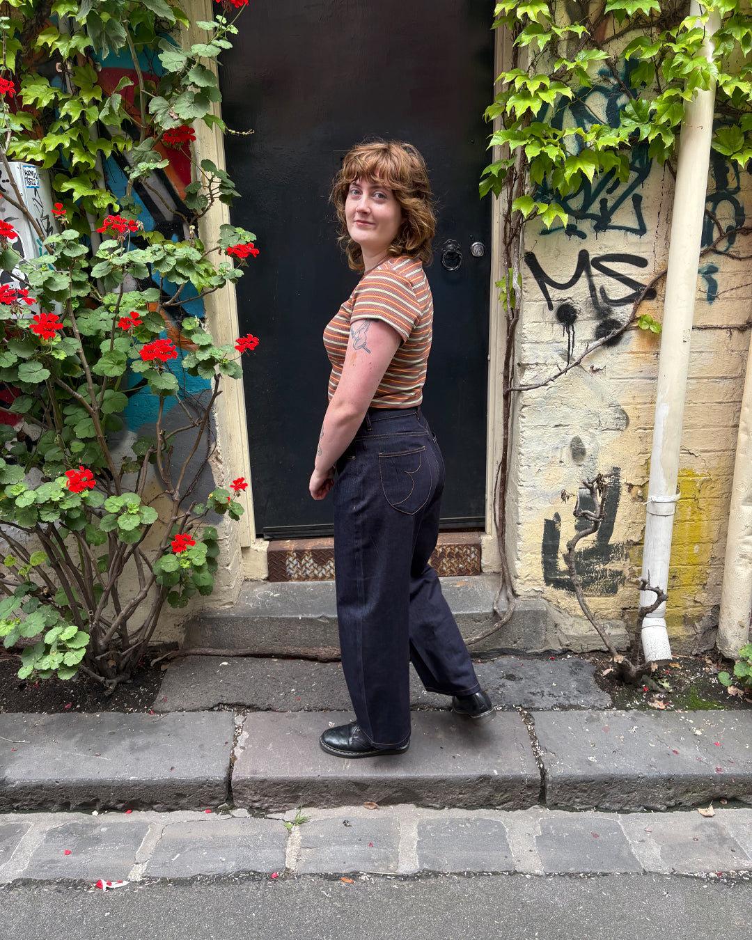 Barrel Leg Denim Jean