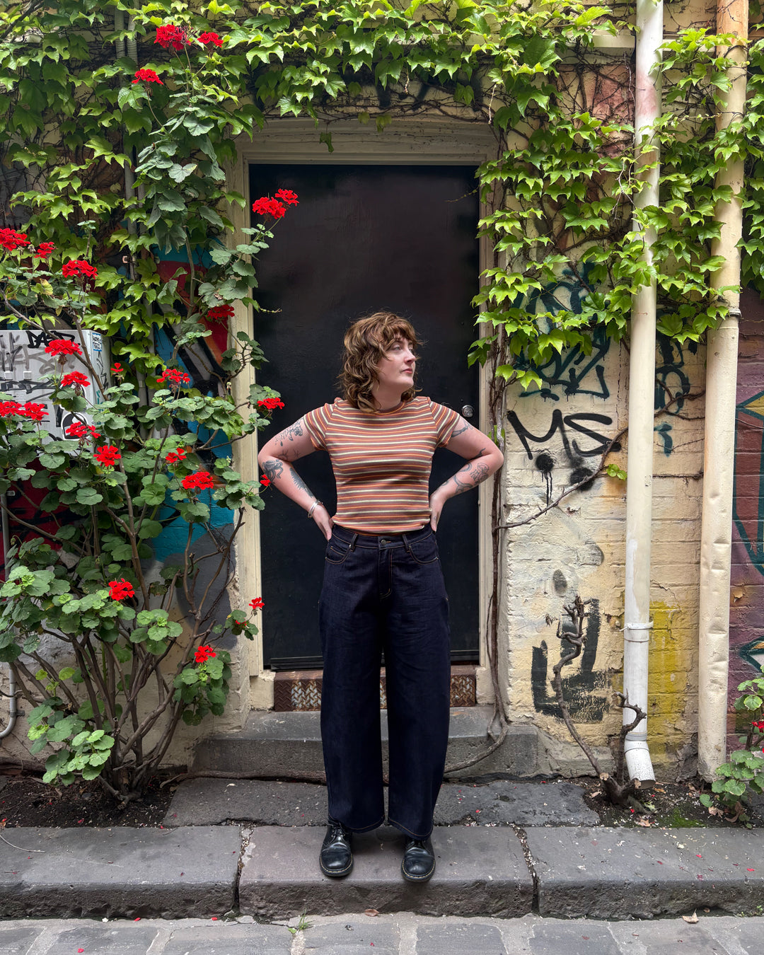 Barrel Leg Denim Jean