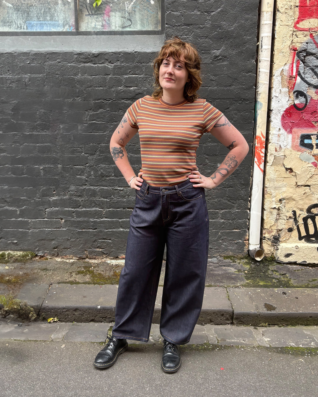 Barrel Leg Denim Jean