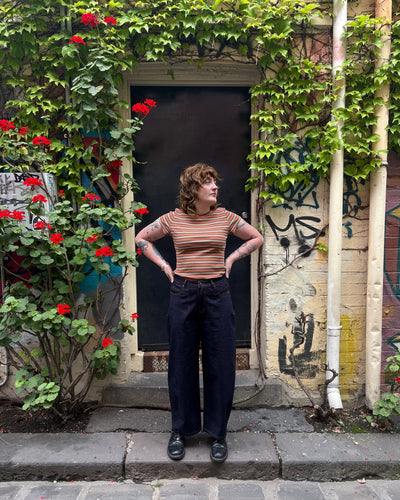 Barrel Leg Denim Jean