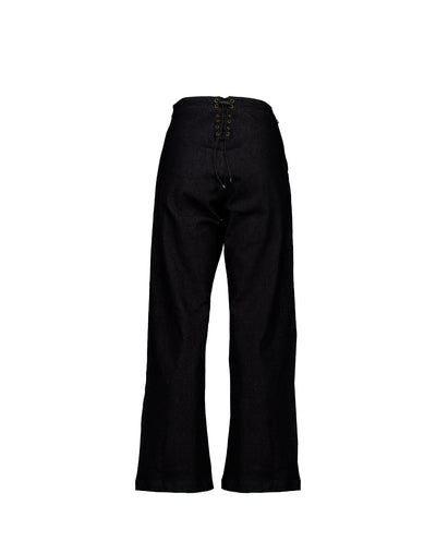 Sailor Pants, Black Denim