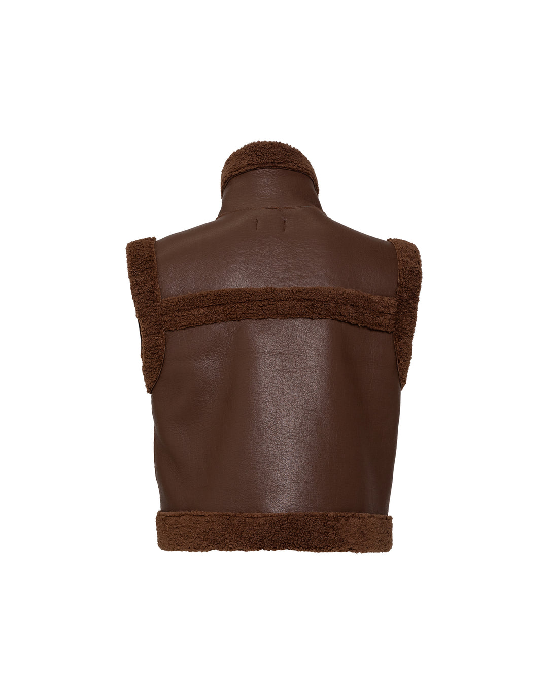 関税なし 送料無料 LEAHTER SHEARLING VEST Men's Shearling Vest - Buy Shearling Leather Vests for Men