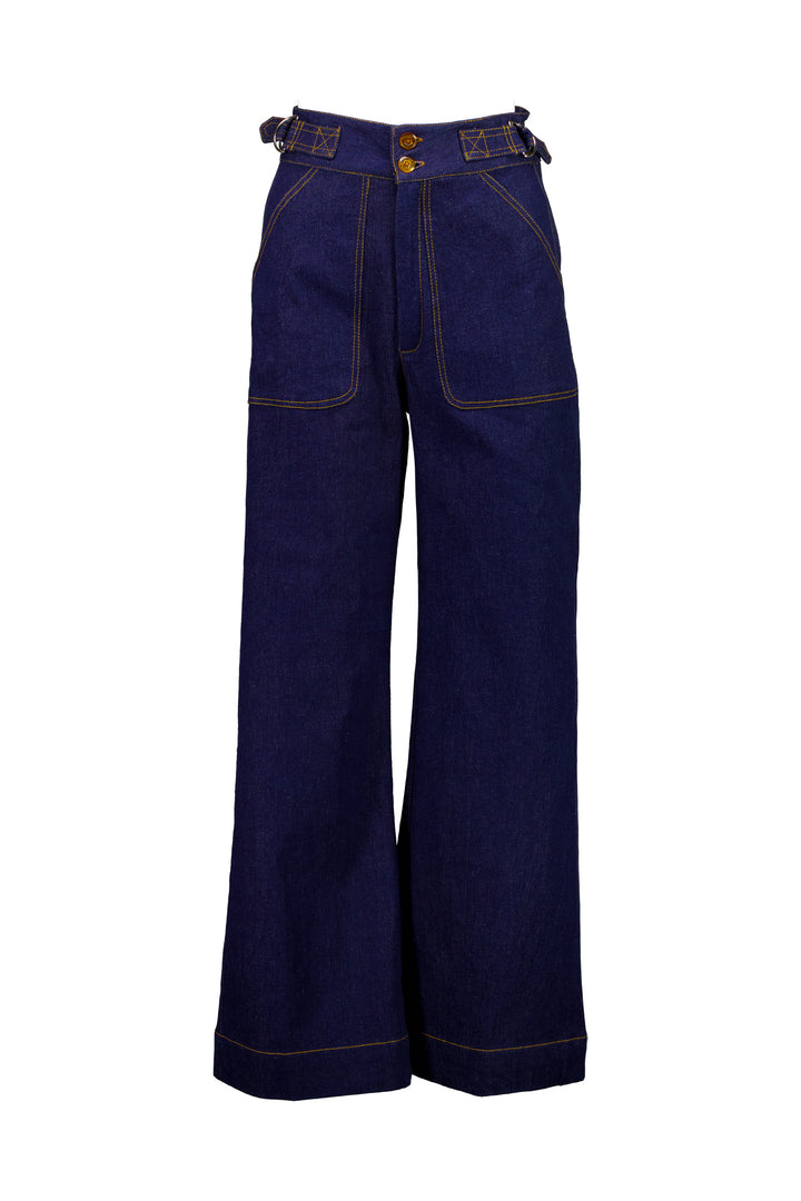 Side Tab Pant, Blue Denim – Leonard St