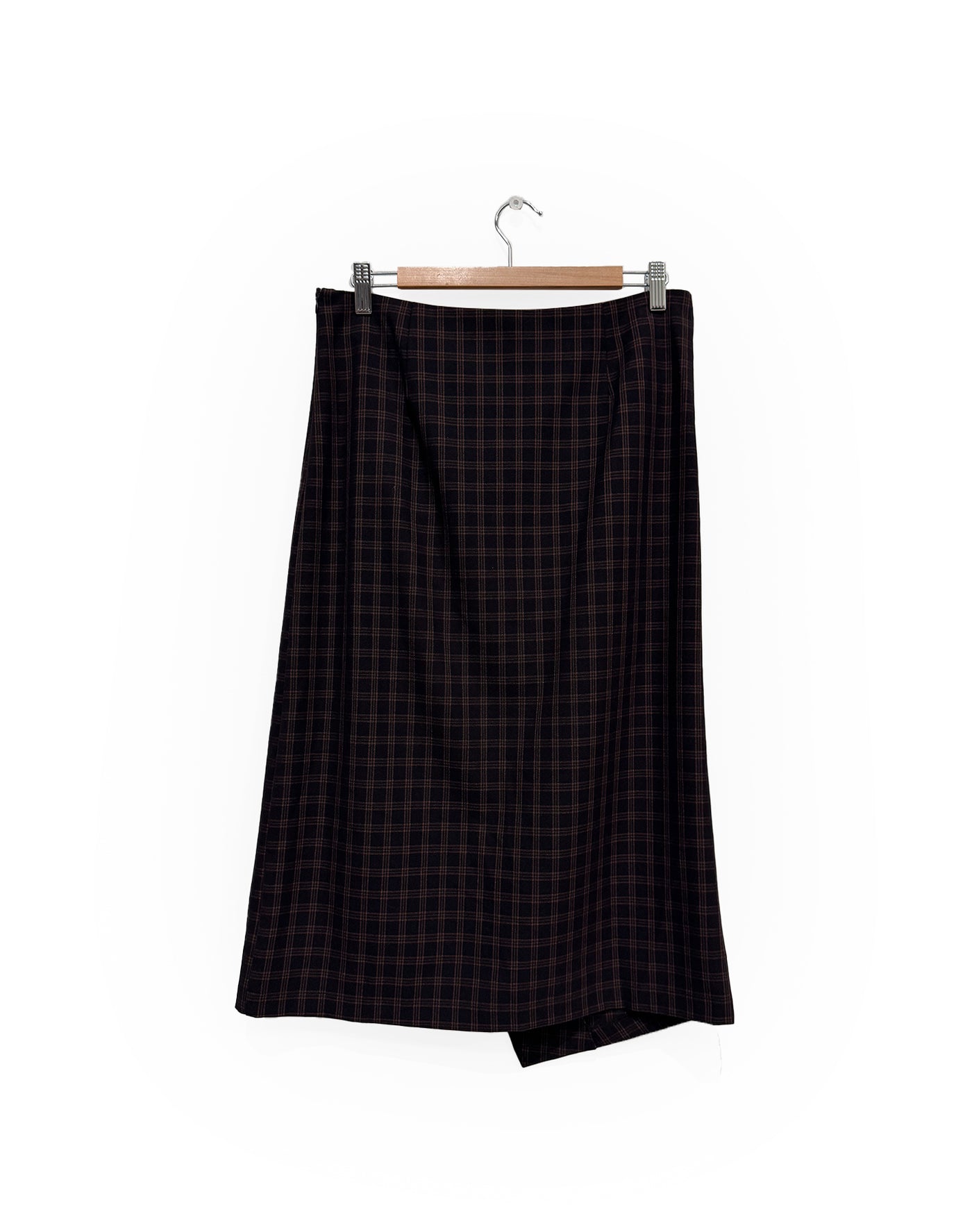 Stewart Skirt, Crepe Check