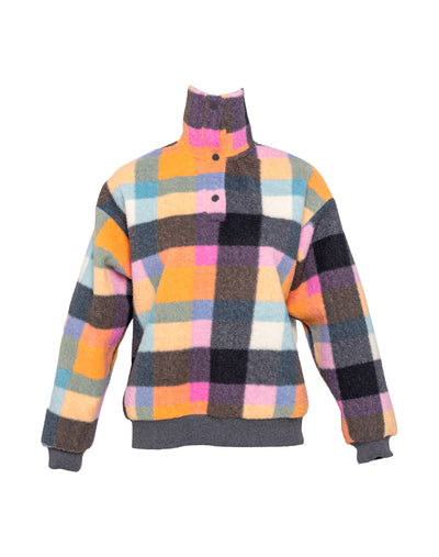 Rainbow Squares Pullover
