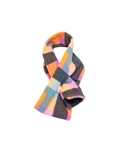 Rainbow Squares Scarf