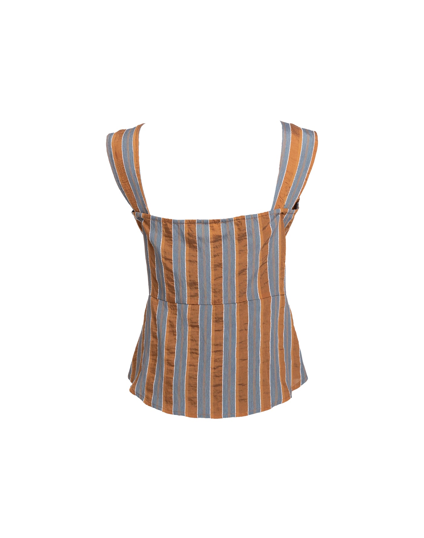 Bonham-Carter Top, Wallpaper Stripe