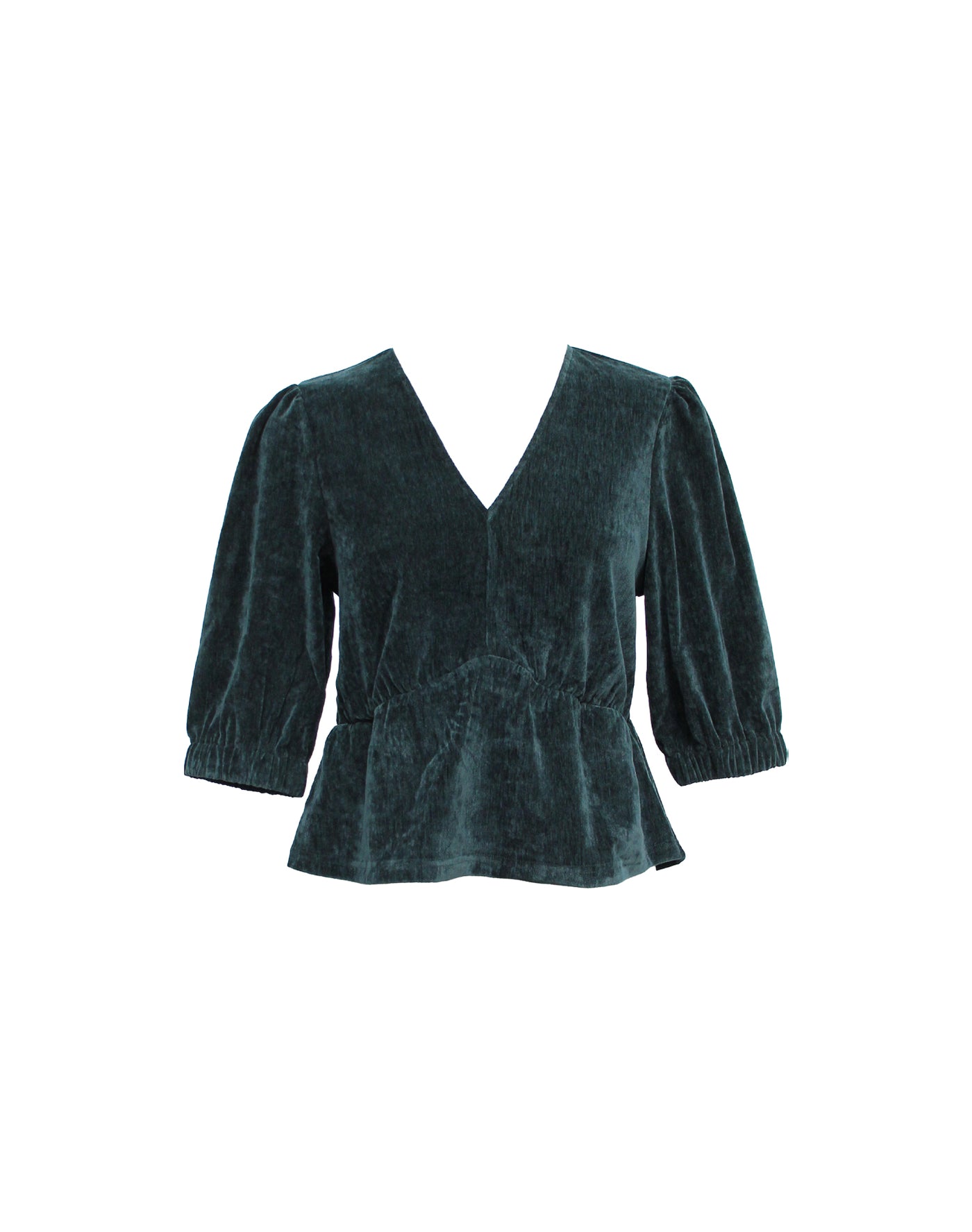 V Neck Velvet Top
