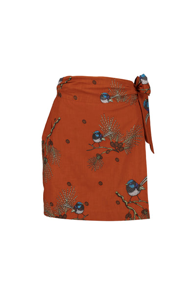 Summer Wrap Mini Skirt