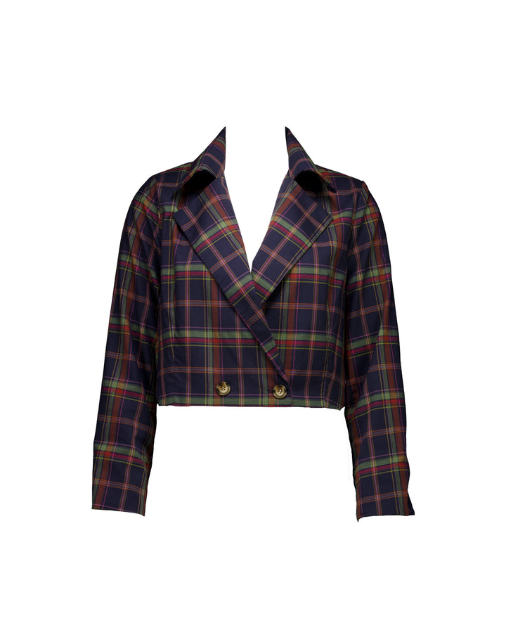 2plan Le Berry Mac crop blazer グレー M 2plan Le Berry Mac crop blazer グレー M Komplety - Clabre