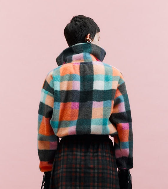 Rainbow Squares Pullover