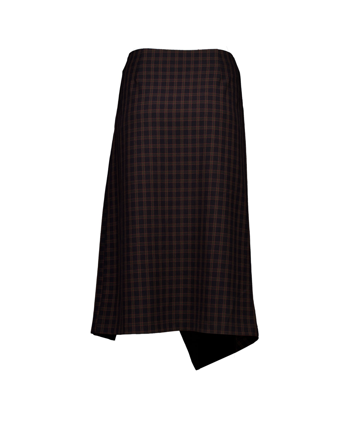 Stewart Skirt, Crepe Check