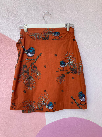 Summer Wrap Mini Skirt