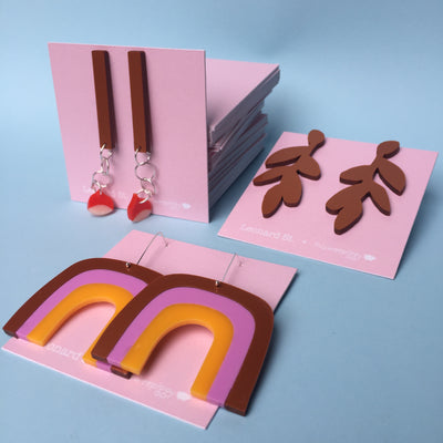 Gum-Chuck Earrings