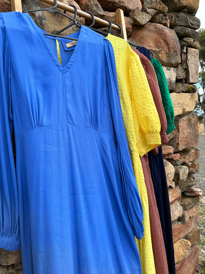 Janis V Dress | Blue