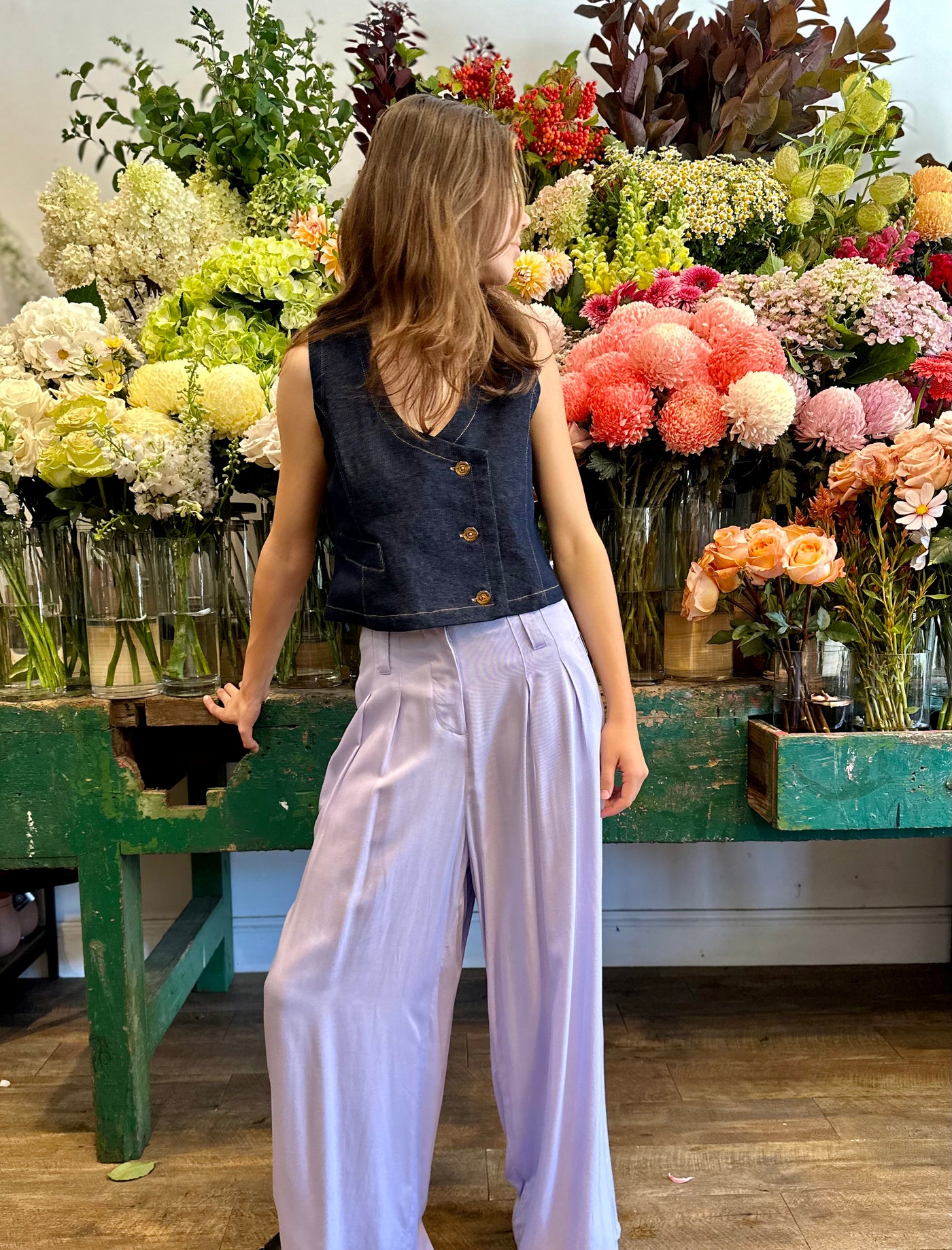 Lilac Soft Wide Pant