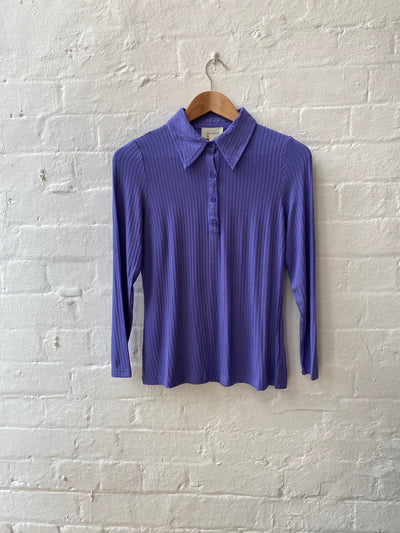 Rib Polo Top